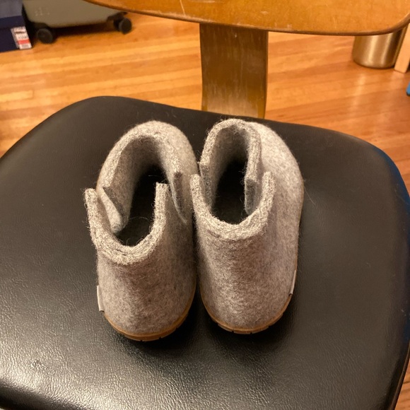 Glerups Gray Wool Slipper Boots - Picture 5 of 7